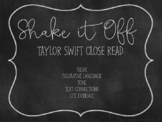 Taylor Swift Close Read: "Shake It Off"