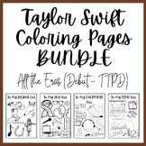 Taylor Swift Coloring Pages | ALL ERAS