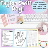 Taylor Swift Day Activities | Trivia, Coloring, Math, Game