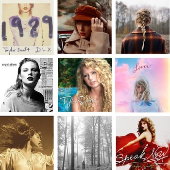 Preview of Taylor Swift ELA Bundle
