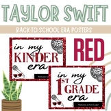 Taylor Swift Era Back to School Poster - RED
