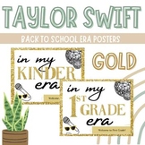 Taylor Swift Era Back to School Posters- GOLD