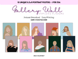 Taylor Swift Eras Gallery Wall - 8.5x11 Portraits, Easy Pr