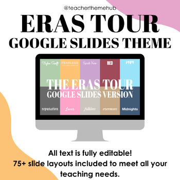 Preview of Taylor Swift Eras Tour - Google Slides Theme