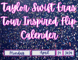 Taylor Swift Eras Tour Inspired Flip Calendar