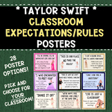Taylor Swift *Glitter* Classroom Expectations and Rules Po