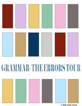 Preview of Taylor Swift Grammar - The Errors Tour