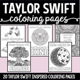 Taylor Swift Inspired Coloring Pages for the Classroom 2