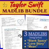 Taylor Swift -- MADLIB Bundle (Song Lyrics)