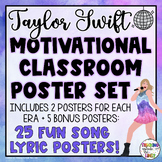 Taylor Swift Motivational Poster Set | Classroom Decor Set