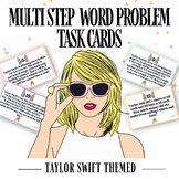 Taylor Swift Multi Step Operation Word Problems Math Multi