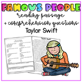 Taylor Swift | Reading Passage and Comprehension Questions