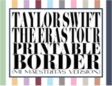 Taylor Swift: The Eras Tour Printable Border