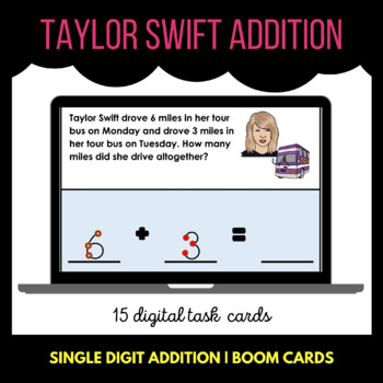 Preview of Taylor Swift Theme  | Adding to 9 | Addition Word Problems 