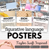 Taylor Swift-Themed Figurative Language Posters | English 