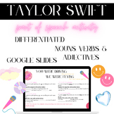 Taylor Swift-Themed Part of Speech Activity
