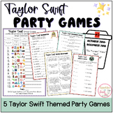 Taylor Swift Themed Party Games | 5 Ready to Play Games!