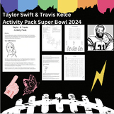 Taylor Swift & Travis Kelce Activity Pack Super Bowl 2024