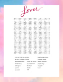 Taylor Swift Word Searches