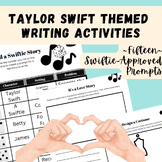 Taylor Swift Writing Activities - 15 Swiftie Prompts - Wri