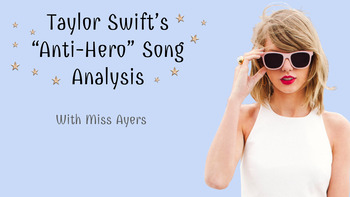 Preview of Taylor Swift's "Anti-Hero" Song Lyrics Analysis and Theme Essay