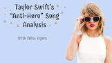 Taylor Swift's "Anti-Hero" Song Lyrics Analysis and Theme Essay