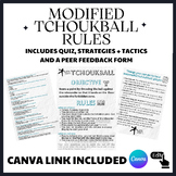 Tchoukball simplified rules, objective, quiz, strategies/t