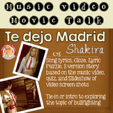 Te Dejo Madrid Shakira Music Video Movie Talk Pack