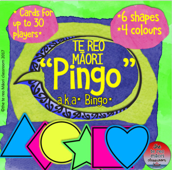 Preview of Te Reo Māori Bingo Shapes