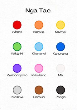 Preview of Te Reo Māori Colours - Ngā Tae