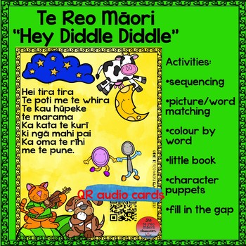Preview of Te Reo Māori: Hey Diddle Diddle Nursery Rhyme