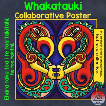 Preview of Te Reo Māori: Whakataukī "Collaboration" Poster