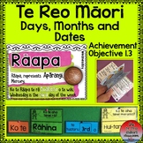 Te Reo Māori- Days, Months and Dates.