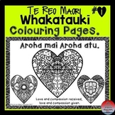 Te Reo Māori Whakataukī  ** Colouring Pages**