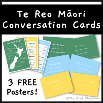 Preview of Te Reo Māori Task Cards | Kōrerorero Cards