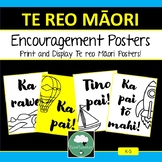 Te reo Māori Classroom ENCOURAGEMENT POSTERS