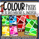 Te Reo Maori Colour Posters (with Maori and English) for N