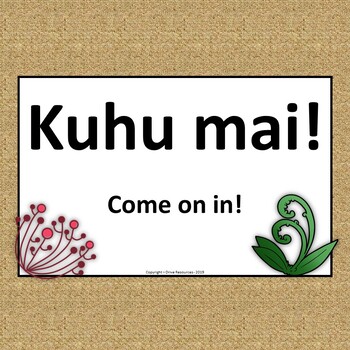 Preview of Te Reo Maori signs for English and 21st C skills