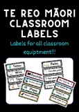 Te reo Māori classroom labels! 28 pages, over 60 labels an