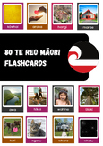 Te reo Māori flash cards- 80 eye catching flash cards with