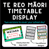 Te reo Māori labels BUNDLE! Date display, Timetable, Class