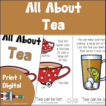 Preview of Tea Emergent Reader and Decodable Book | Print and Digital
