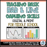 Teach Basic Bar & Line Graphing in Science for Middle School