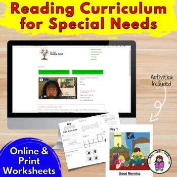 Preview of Reading Curriculum for Special Needs and Emergent Readers