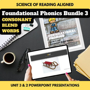 Preview of Consonant Blends 1st Grade Phonics Curriculum Bundle 3 | Science of Reading