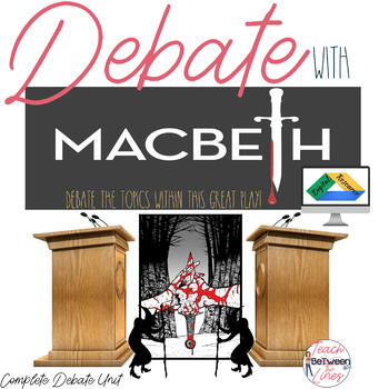 Preview of Debate with Macbeth! Debating the Controversial Topics in Shakespeare's Play!