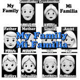 Teach English/Spanish words for relatives with “Mi Familia