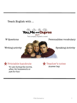 Preview of Teach English with You, me and Dupree