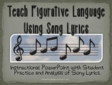 Figurative Language using Song Lyrics