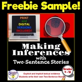 Make an Inference {FREEBIE SAMPLE} | Digital and Print | G